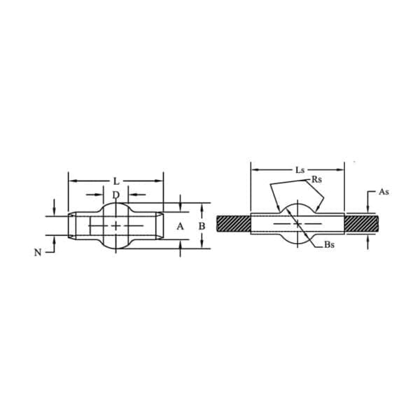 Double Ball Shank - MS20663